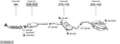 BOSAL SYS05814 BOSAL SYS05814