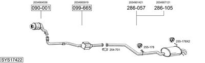 BOSAL SYS17422
