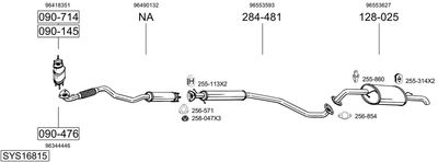 BOSAL SYS16815