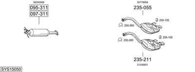 BOSAL SYS15050