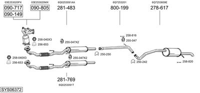 BOSAL SYS06372