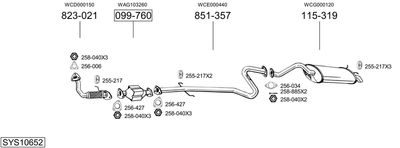 BOSAL SYS10652