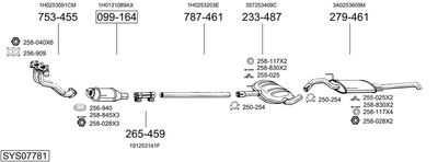 BOSAL SYS07781