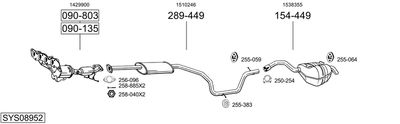 BOSAL SYS08952 BOSAL SYS08952