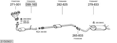 BOSAL SYS05631 BOSAL SYS05631