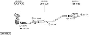 BOSAL SYS09101