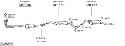 BOSAL SYS06321