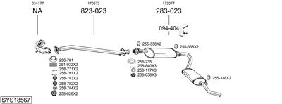 BOSAL SYS18567
