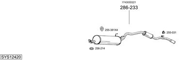 BOSAL SYS12420