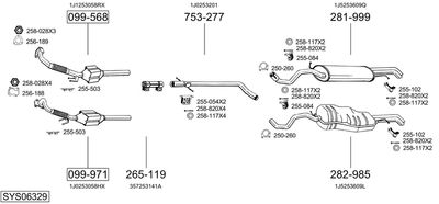 BOSAL SYS06329