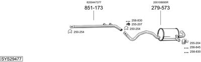 BOSAL SYS29477 BOSAL SYS29477