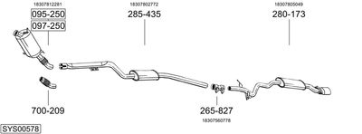 BOSAL SYS00578