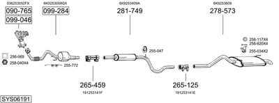 BOSAL SYS06191