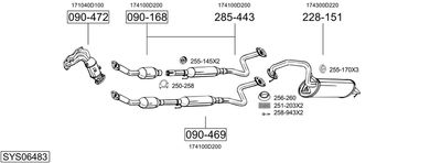 BOSAL SYS06483