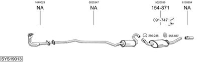 BOSAL SYS19013 BOSAL SYS19013