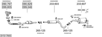 BOSAL SYS17600