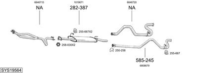 BOSAL SYS19564 BOSAL SYS19564