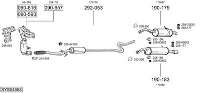 BOSAL SYS04658