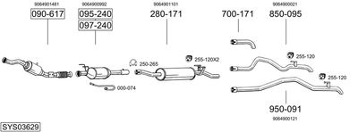 BOSAL SYS03629