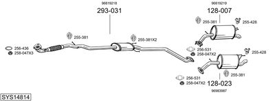 BOSAL SYS14814