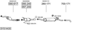 BOSAL SYS14435