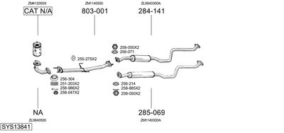 BOSAL SYS13841