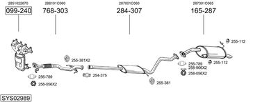 BOSAL SYS02989