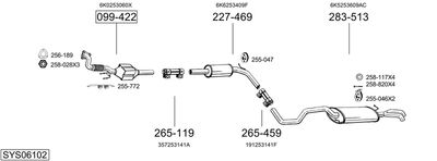 BOSAL SYS06102