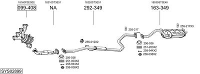 BOSAL SYS02899