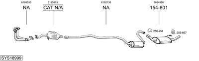 BOSAL SYS18999 BOSAL SYS18999