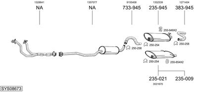 BOSAL SYS08673