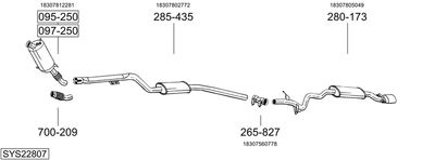 BOSAL SYS22807