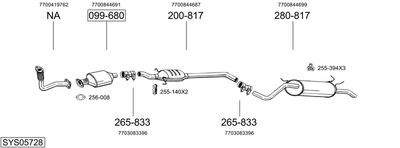 BOSAL SYS05728