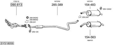 BOSAL SYS18059 BOSAL SYS18059