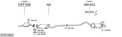 BOSAL SYS19544 BOSAL SYS19544