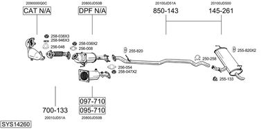 BOSAL SYS14260