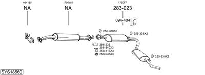 BOSAL SYS18560