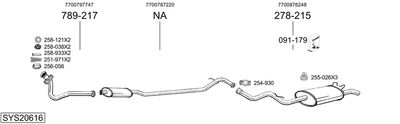 BOSAL SYS20616