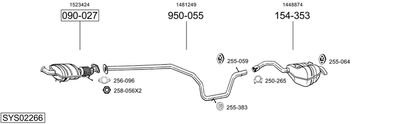 BOSAL SYS02266 BOSAL SYS02266