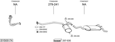 BOSAL SYS05174 BOSAL SYS05174