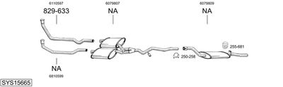 BOSAL SYS15665 BOSAL SYS15665