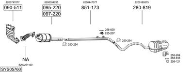 BOSAL SYS05760