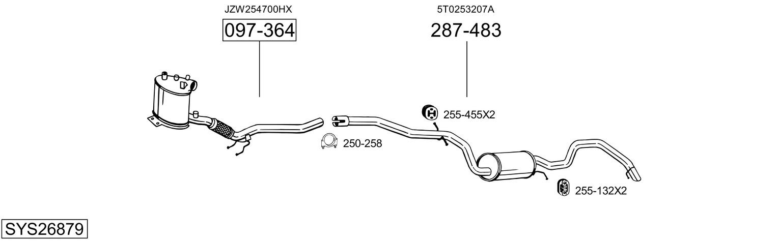 BOSAL SYS26879