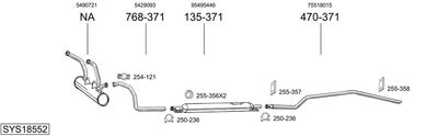 BOSAL SYS18552