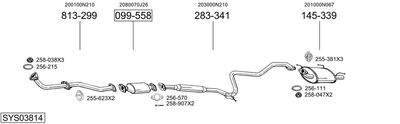 BOSAL SYS03814