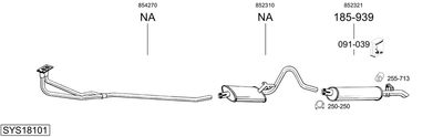 BOSAL SYS18101