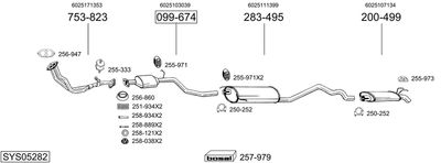 BOSAL SYS05282 BOSAL SYS05282