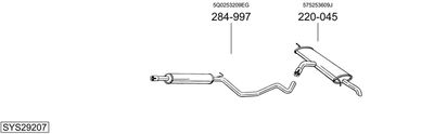 BOSAL SYS29207