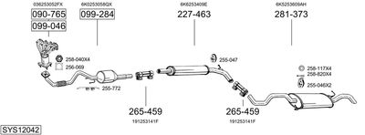 BOSAL SYS12042