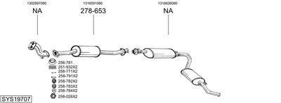 BOSAL SYS19707
